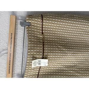 VTG '01 NWT Banana Republic 100% Wool Skirt Horse Bit Geometric Sz 6 Equestrian